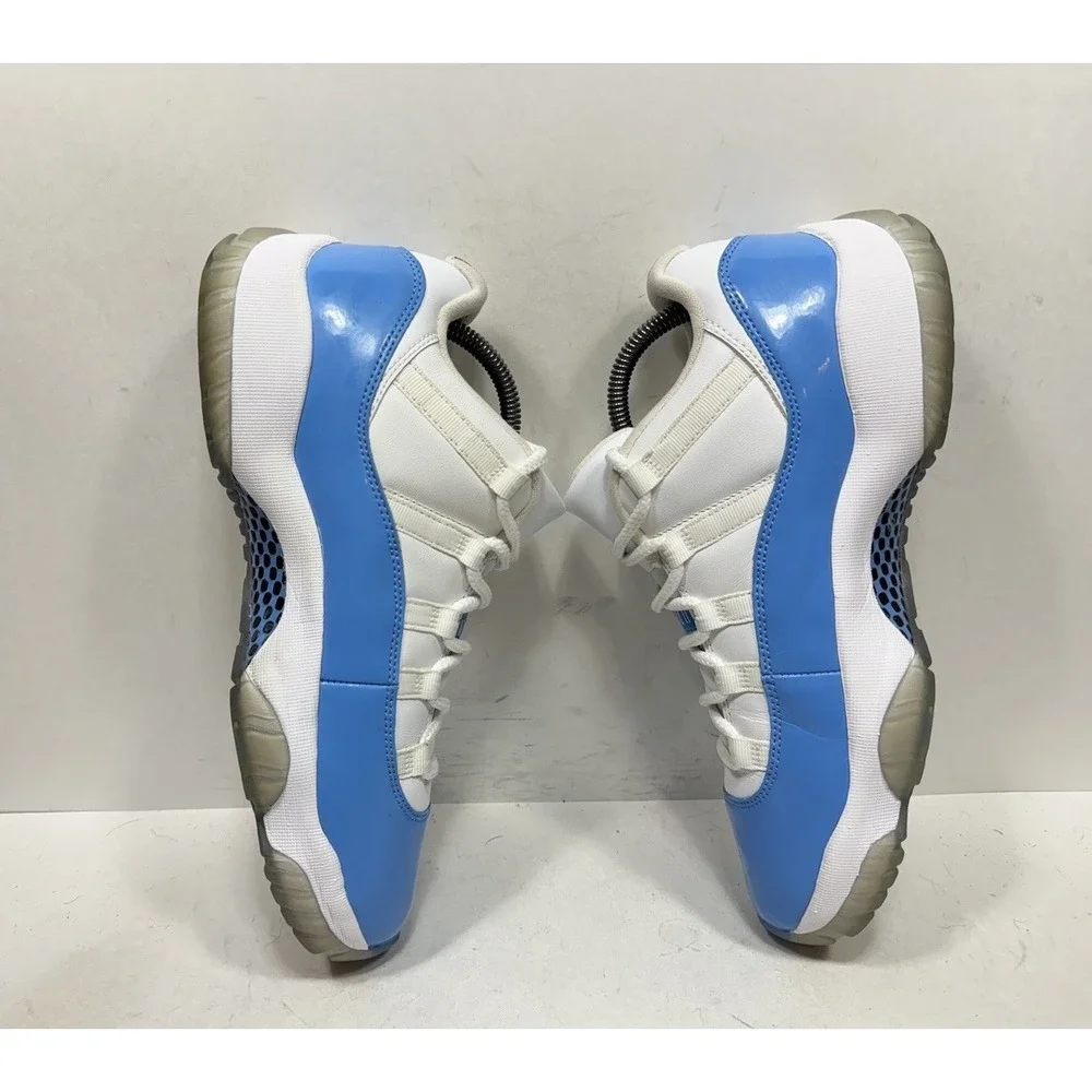Jordan 11 Retro Low UNC White University Blue 528895-106 Sneaker Mens Sz 9 2017